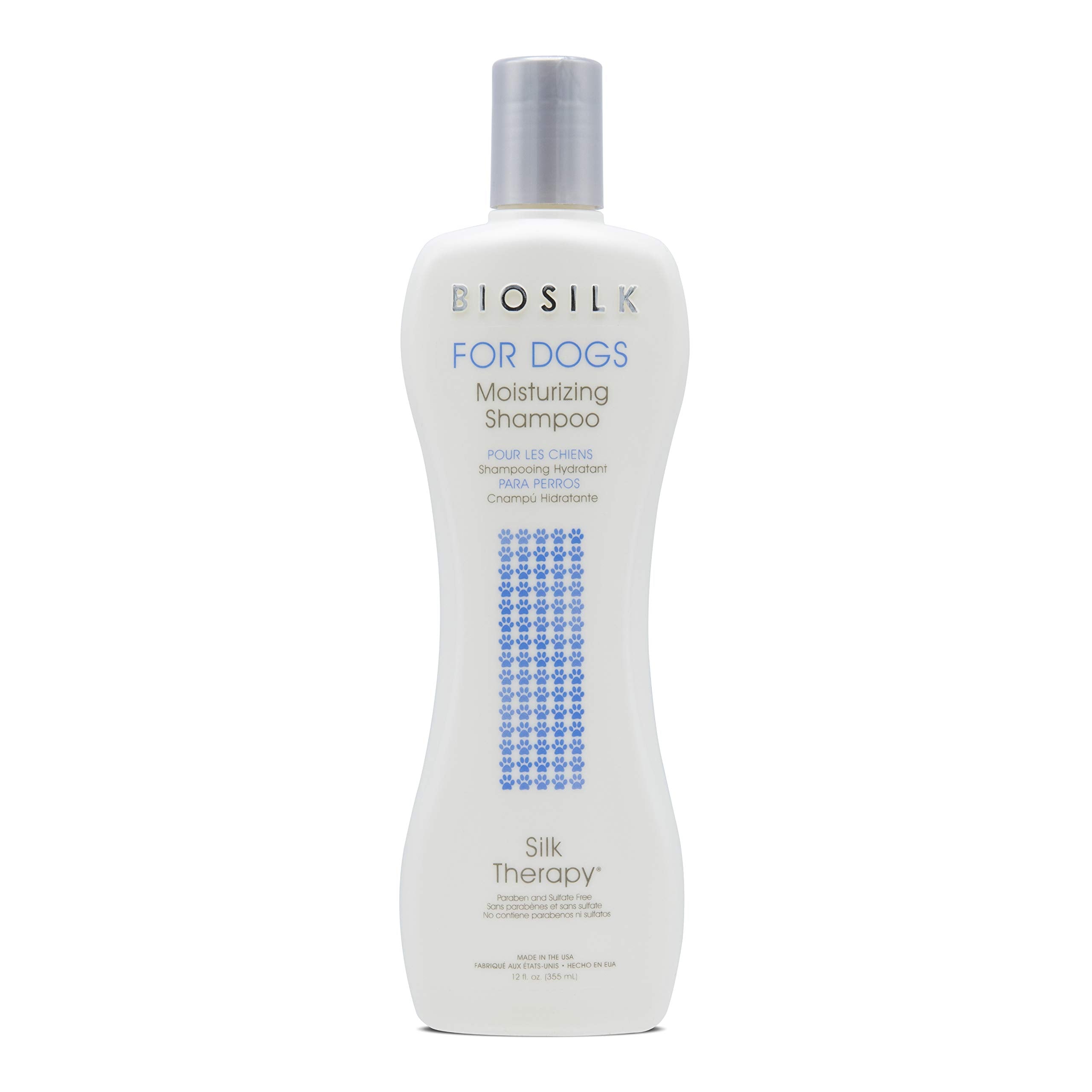 BioSilk bouteille face montrant l'emballage professionnel et bénéfice hydratant