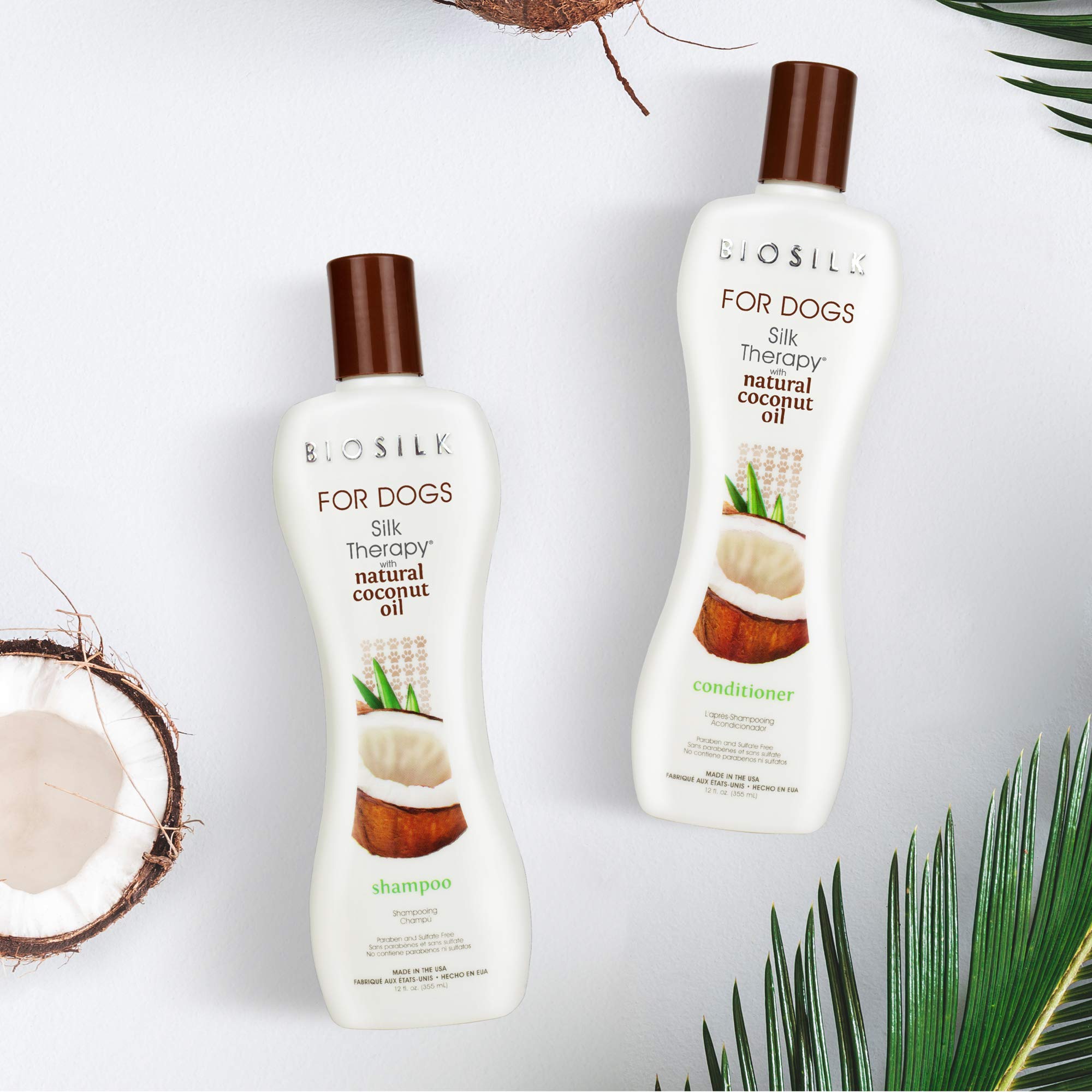 BioSilk pelage après bain brillant et soyeux pour toilettage facile