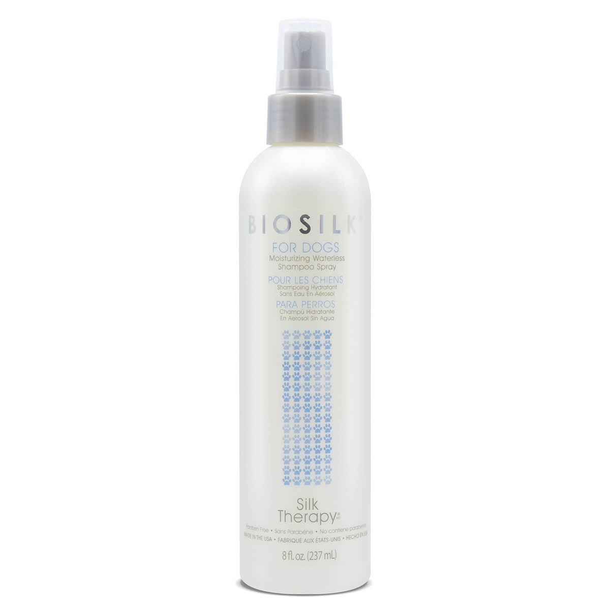 BioSilk emballage avant montrant flacon pratique et information produit
