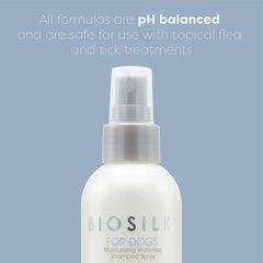 BioSilk texture du spray en gros plan illustrant hydratation du pelage
