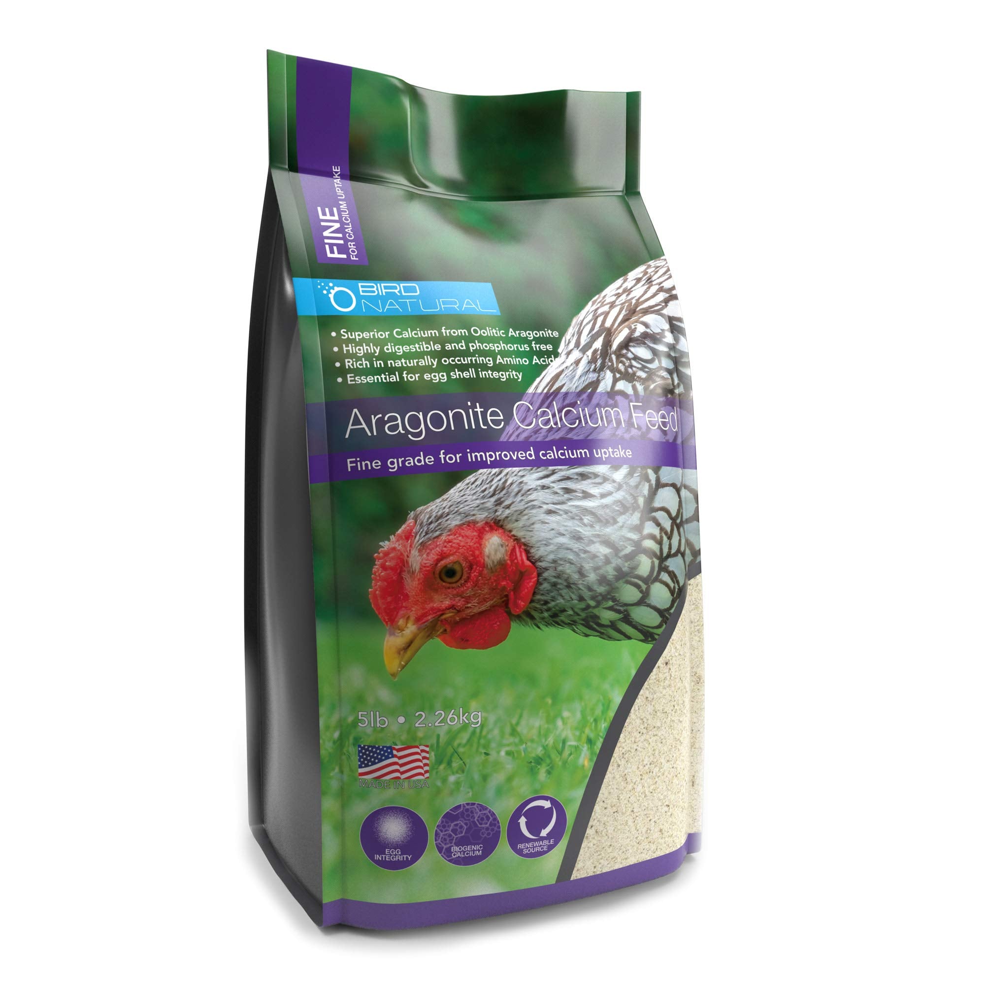 Bird Natural emballage avant montrant la poudre et sécurité produit