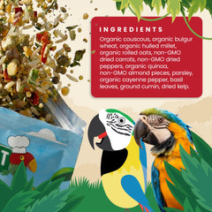 Bird Street Bistro gros plan texture grains et fruits pour appétence