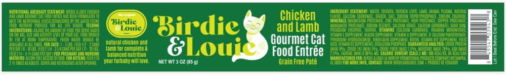 birdie & louie boîte et portion sur assiette démontrant présentation du repas