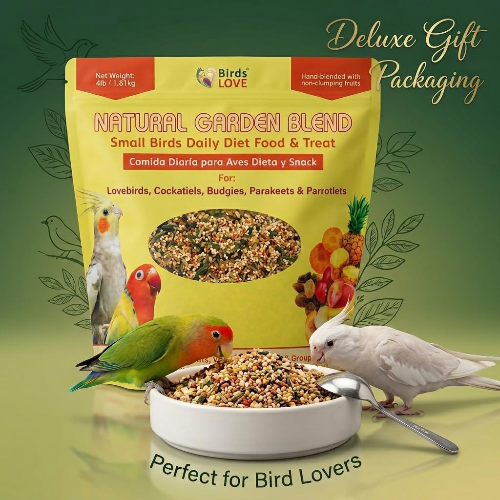 Birds LOVE comparaison taille avec main pour évaluer portions