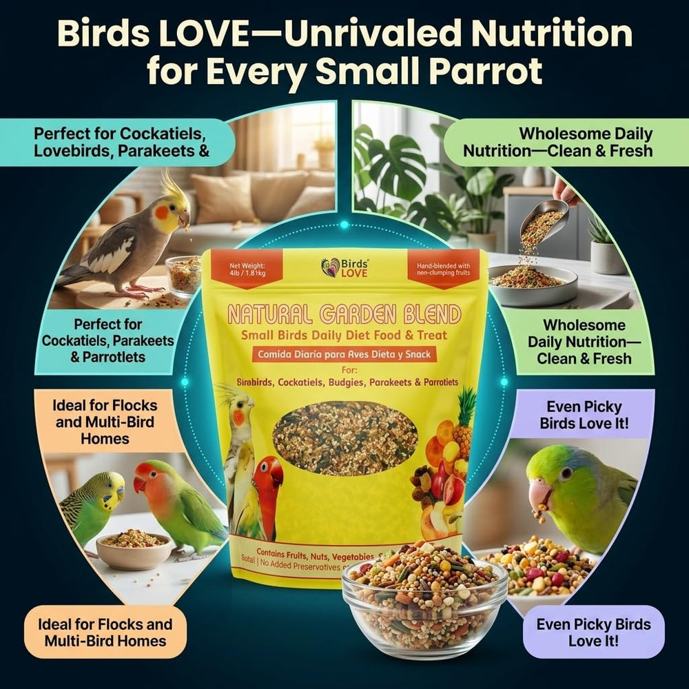 Birds LOVE morceaux de fruits séchés visibles pour attractivité naturelle