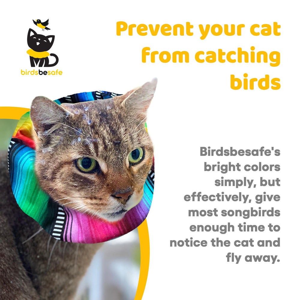 Birdsbesafe gros plan motif coloré montrant signal visuel pour oiseaux