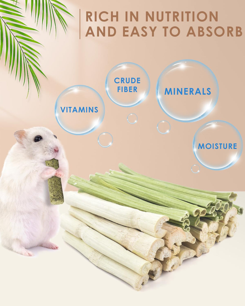 Bissap gros plan sur texture bambou pour usure dentaire régulière
