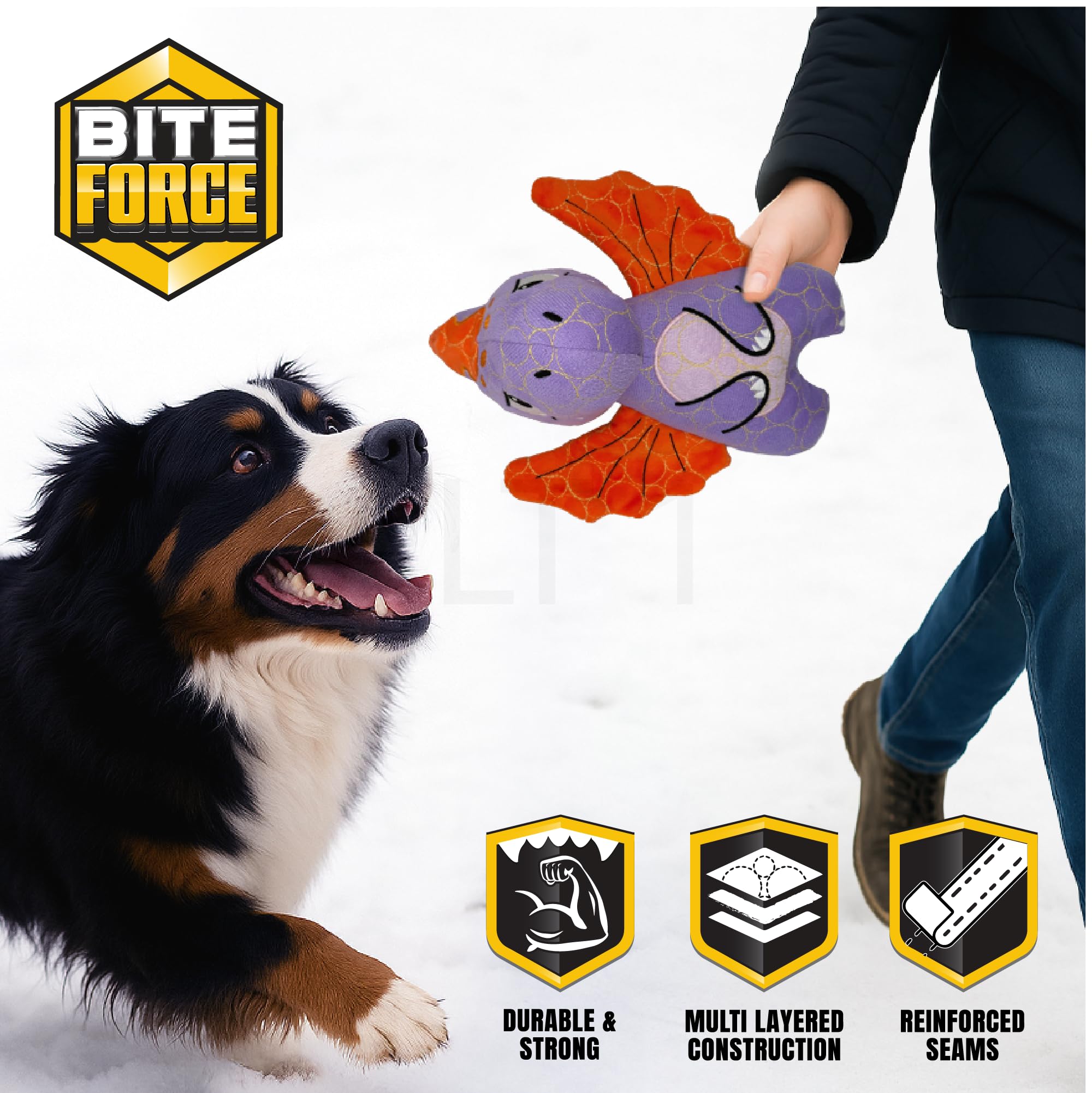 Bite Force détail du sifflet intégral stimulant le jeu interactif