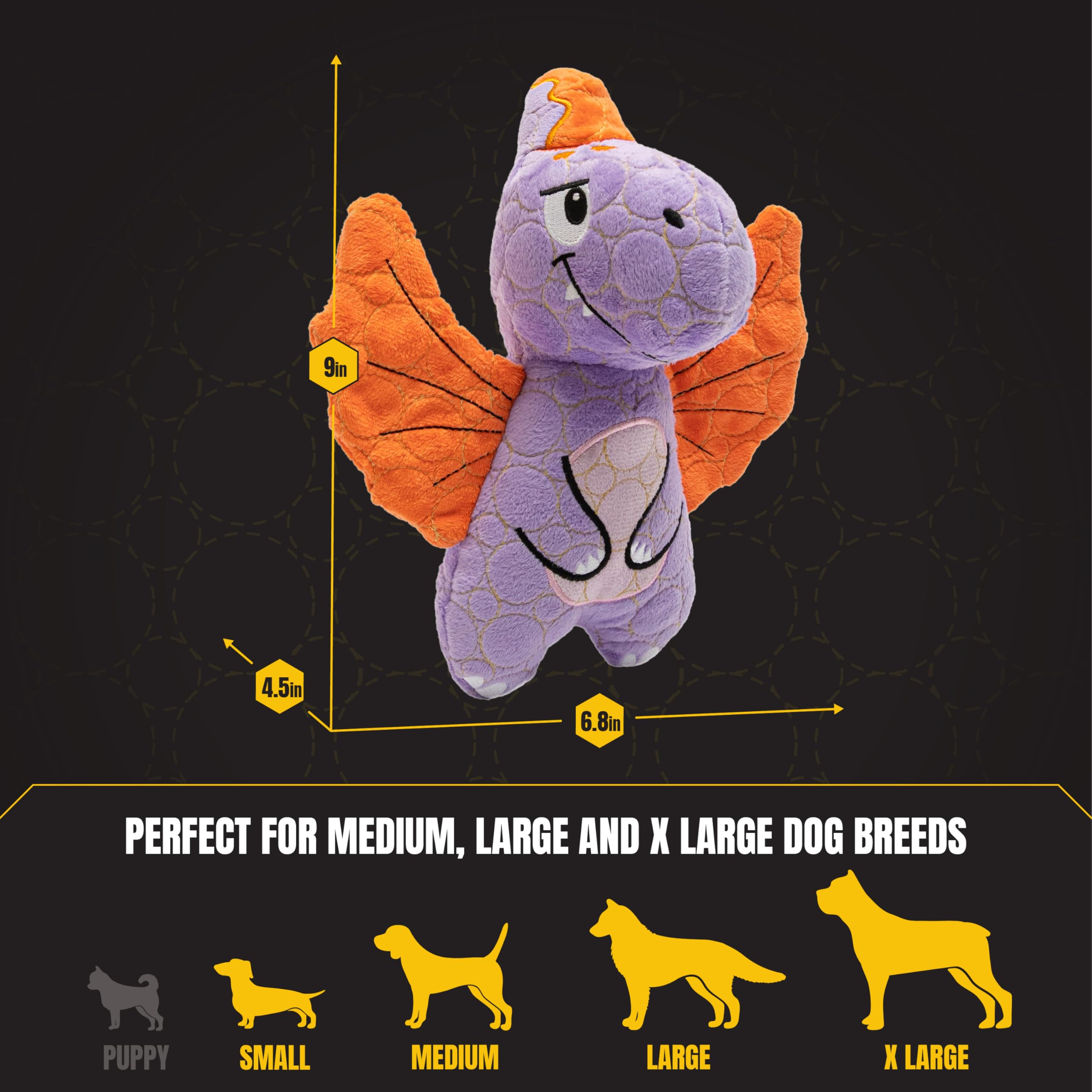 Bite Force texture douce adaptée aux câlins et apaisante pour chiots