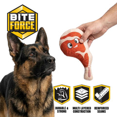 Bite Force détail des coutures Kevlar pour renforcer l'usure et sécurité