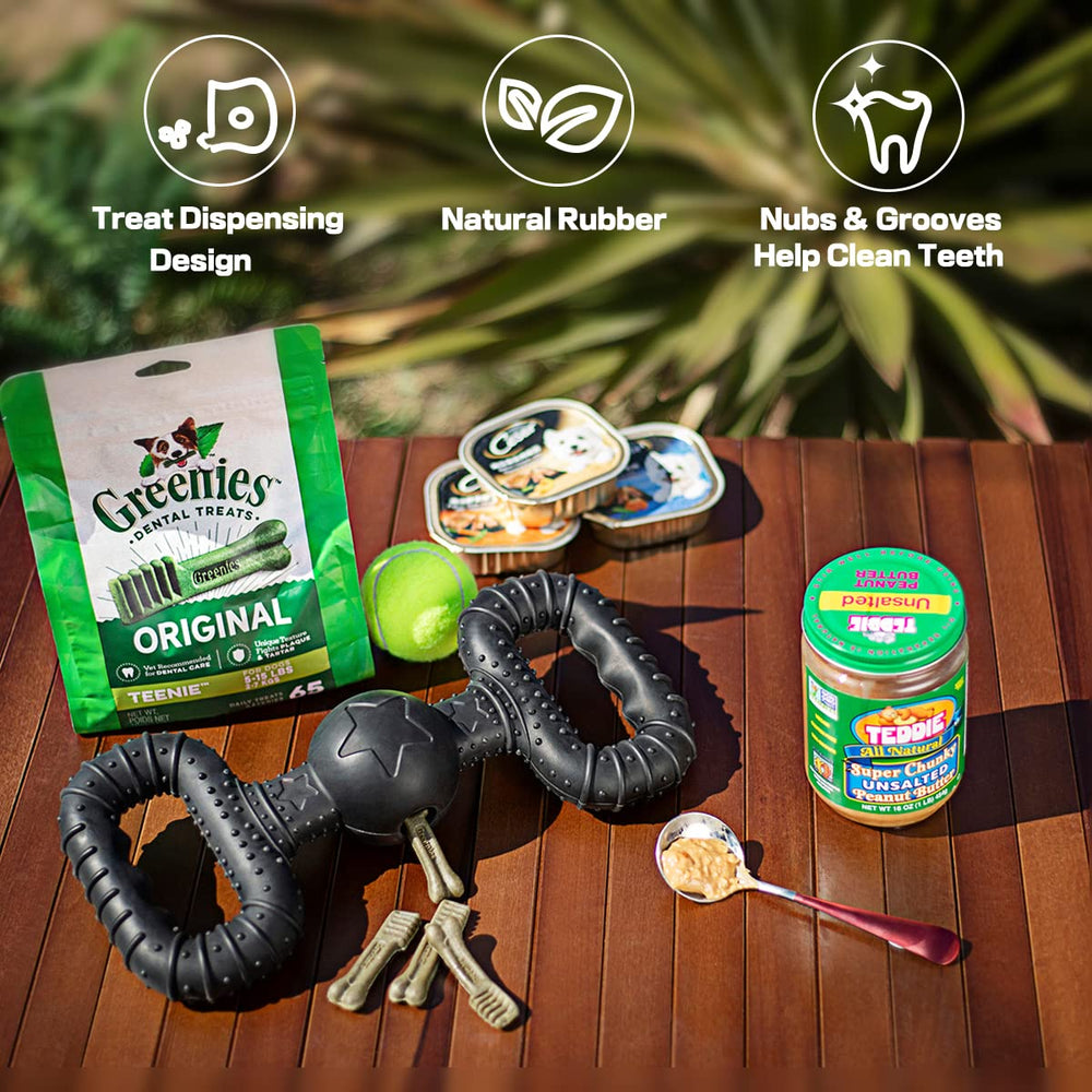 BiteKing ouverture creuse remplie de croquettes pour stimulation mentale