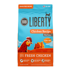 BIXBI emballage devant montrant la recette poulet et bénéfice nutritionnel