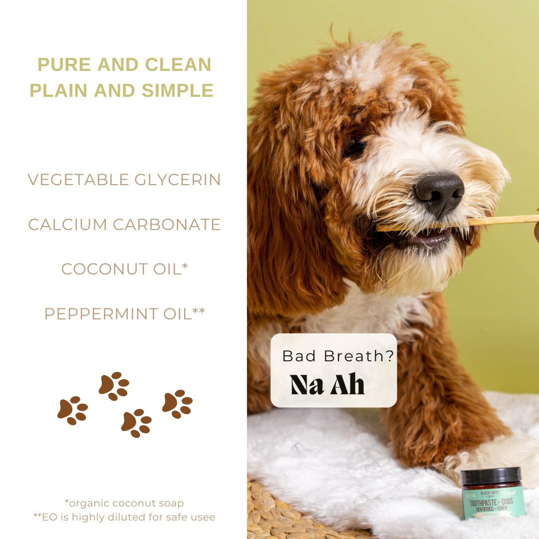 Black Sheep Organics démonstration d'application au doigt pour un brossage facile