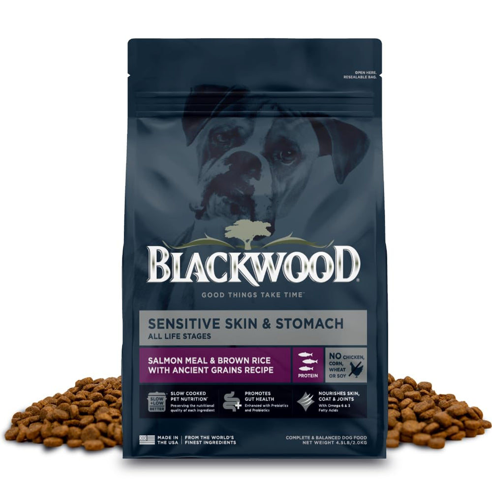 Blackwood sachet avant 4,5 lb montrant le format pratique et bénéfice de conservation