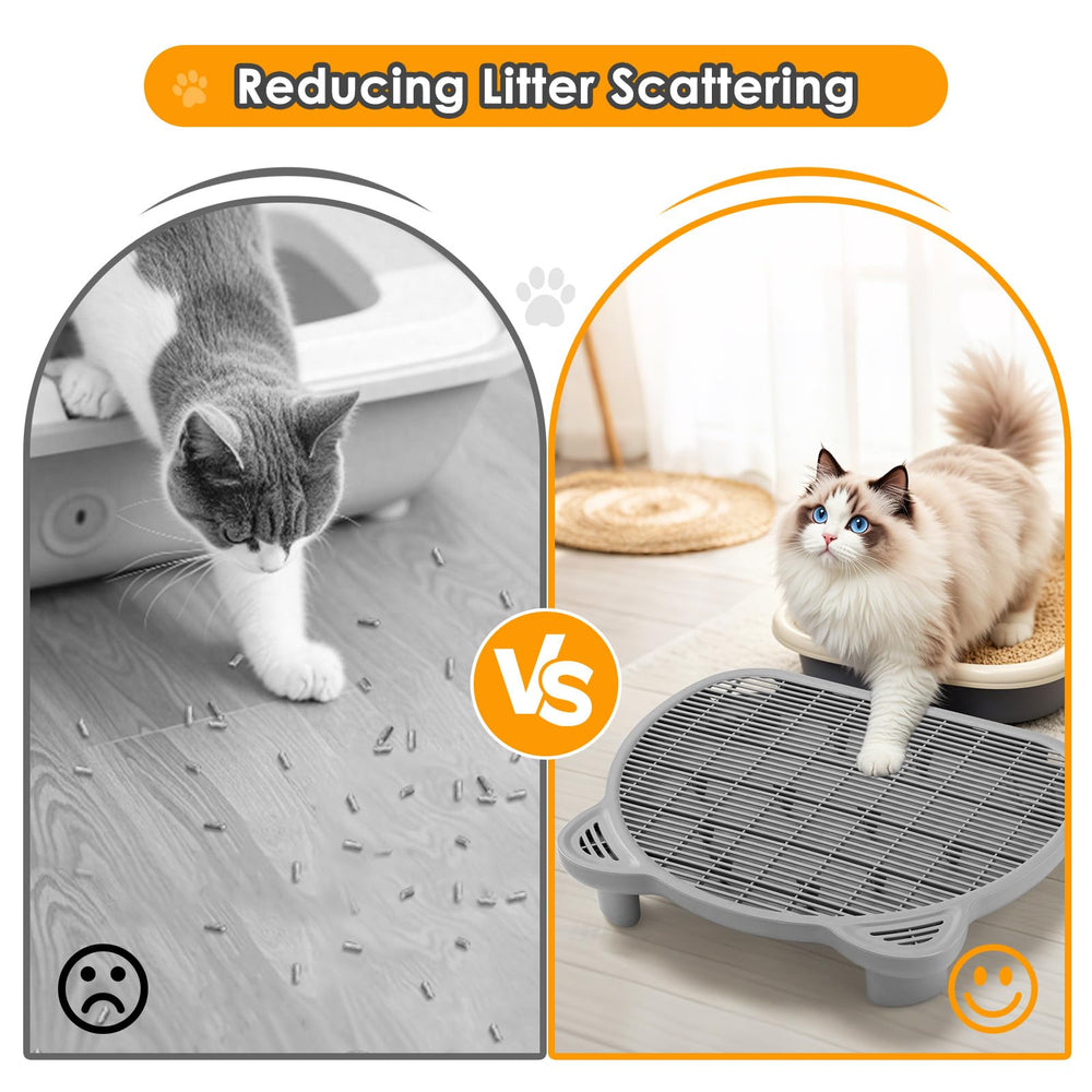 Blata côté avec pieds réglables offrant accès adapté pour chats âgés