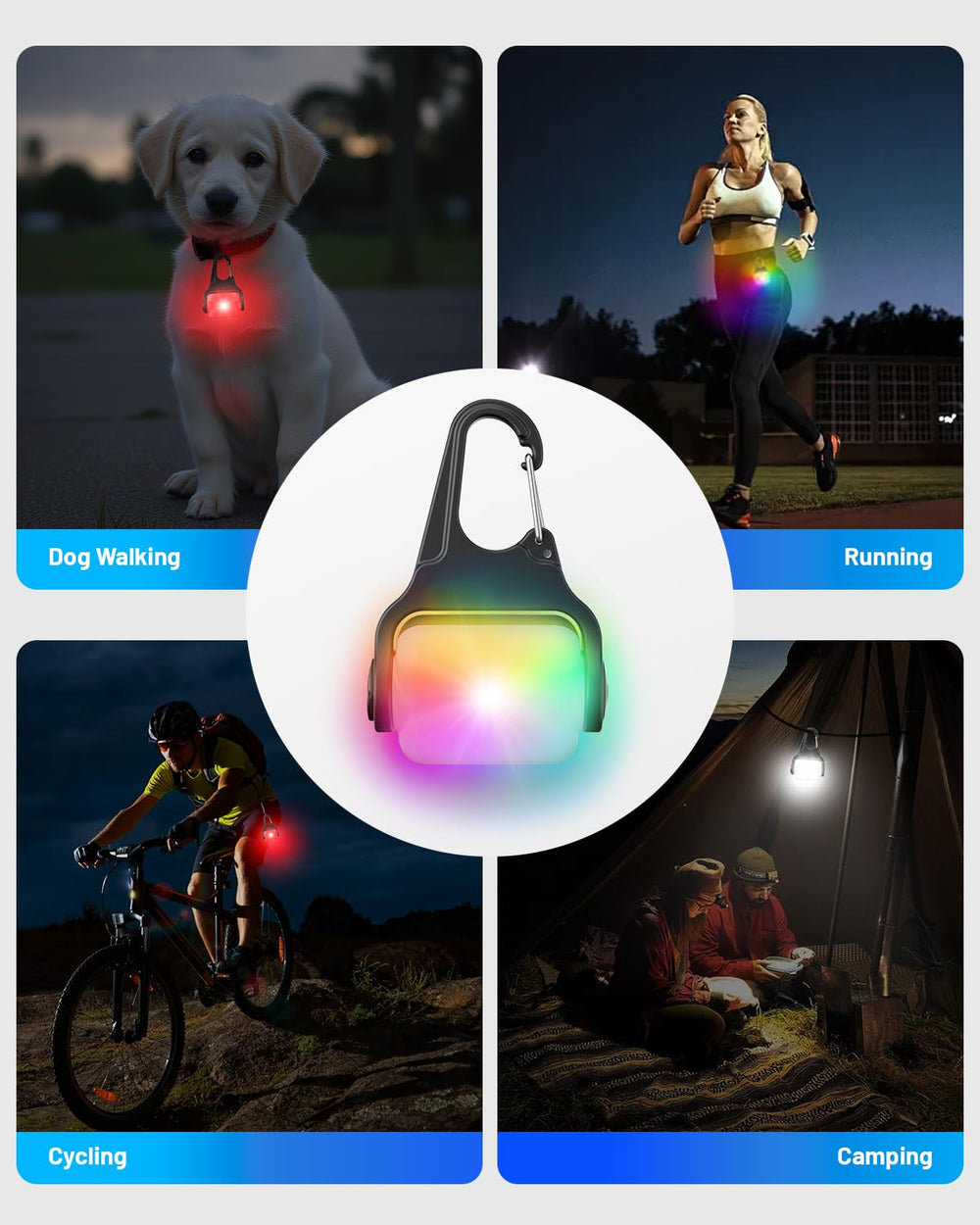 BLBS lampe utilisée en camping, éclairage fiable sur sentier