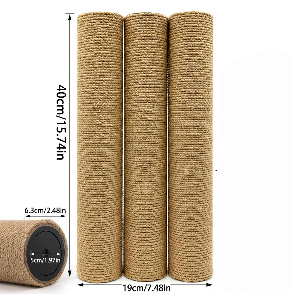 Blettous gros plan sisal illustrant la texture résistante pour griffades durables