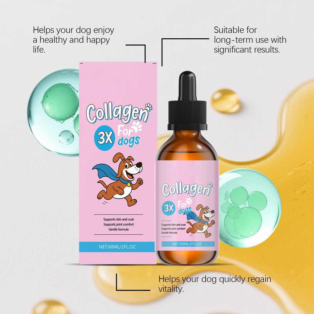 Bloom Dog Collagen appliqué sur nourriture pour une administration simple et acceptée
