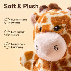 BluBrk girafe détail couineurs double plaisir sonore