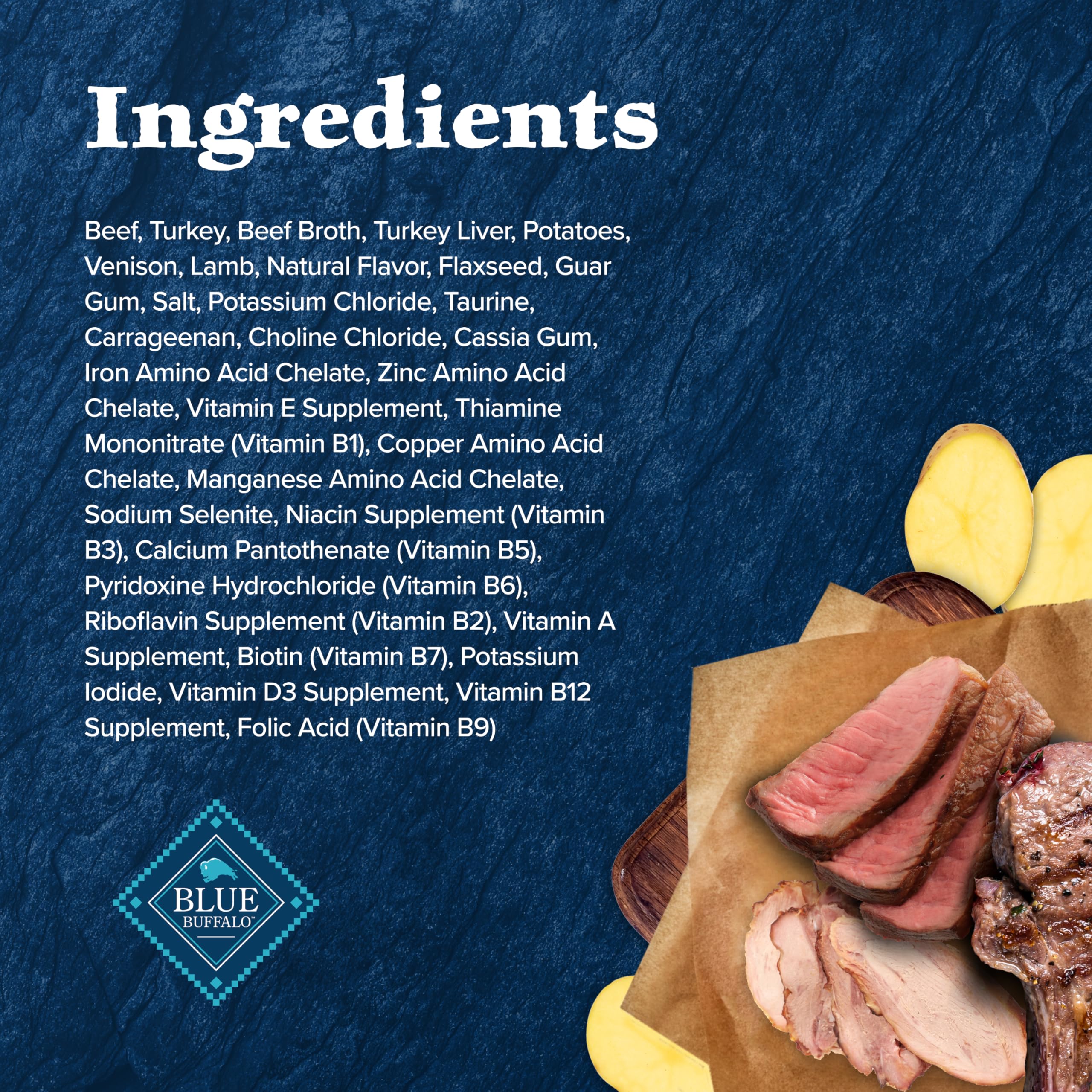 Blue Buffalo ambiance cuisine montrant repas préparé et attractivité