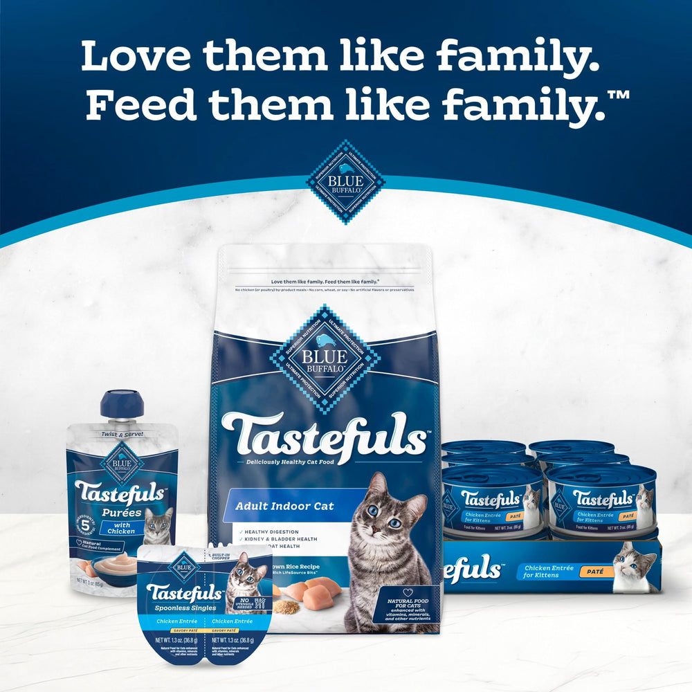 Blue Buffalo comparaison cuillère échelle montrant portion idéale