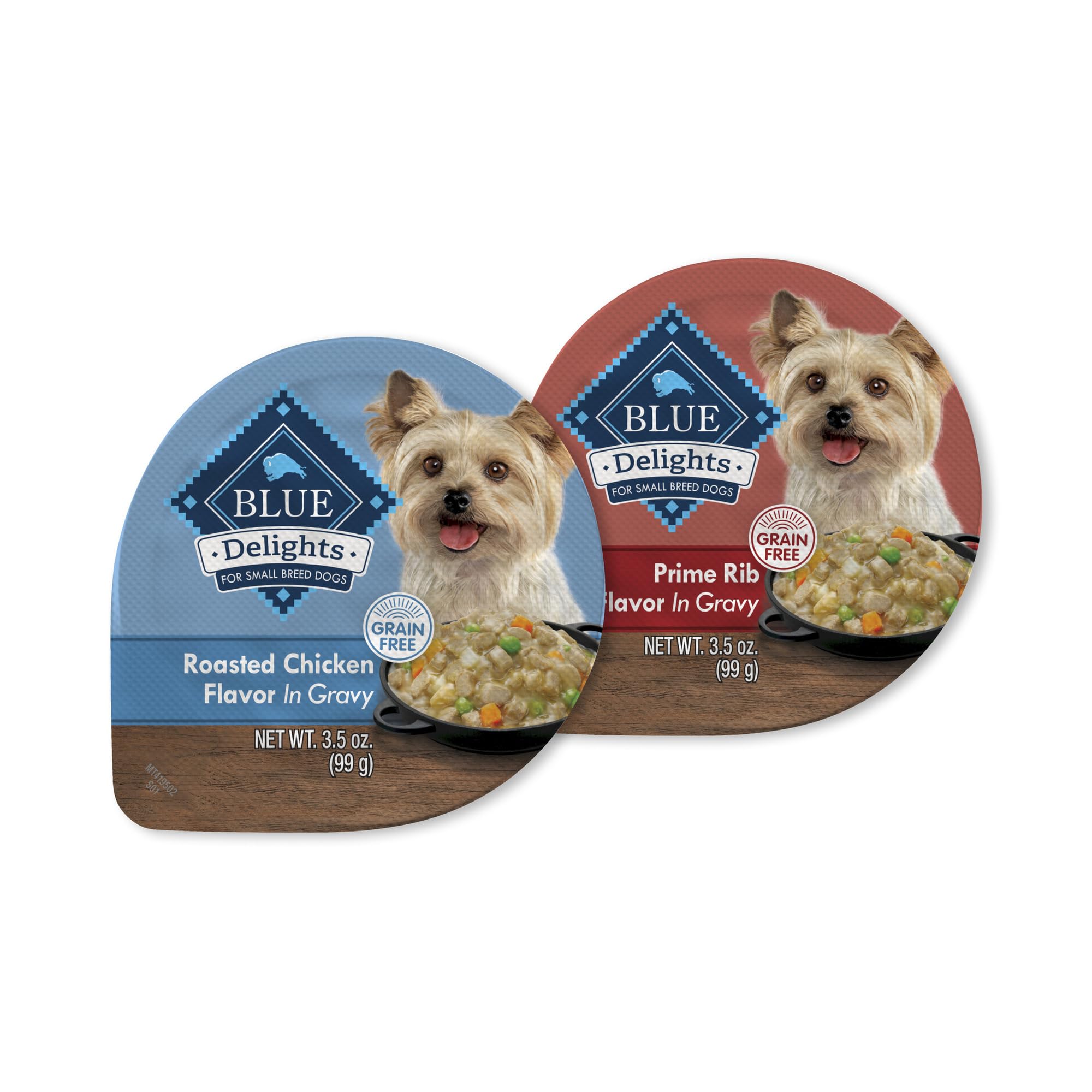Blue Buffalo emballage avant montrant le pack variétés, pratique pour portions