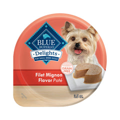 Blue Buffalo emballage avant montrant ingrédients naturels et portion pratique