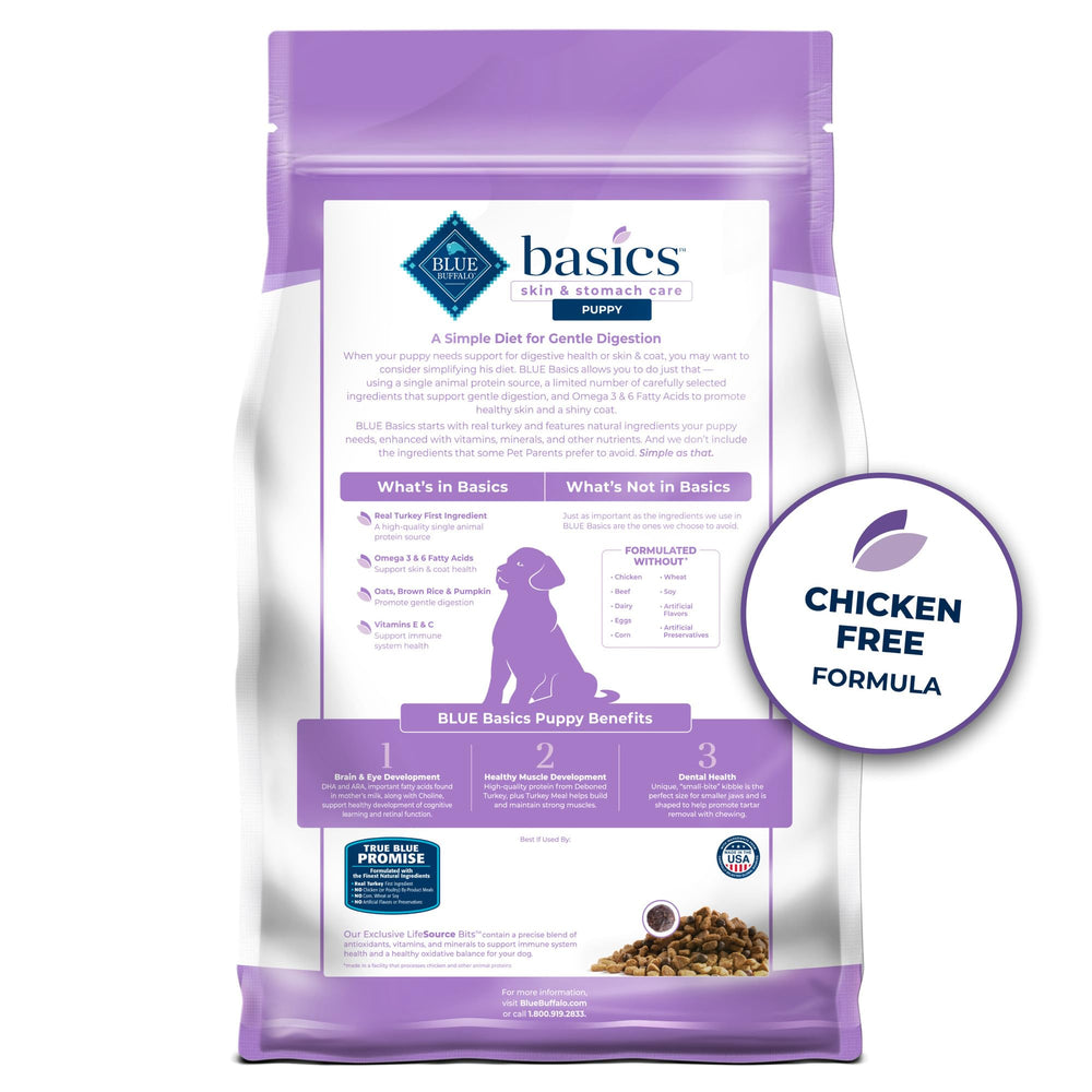 Blue Buffalo gros plan granule petite taille pour mastication facile et santé dentaire