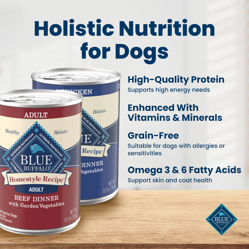 Blue Buffalo gros plan pâté lisse et appétissant pour chiens difficiles