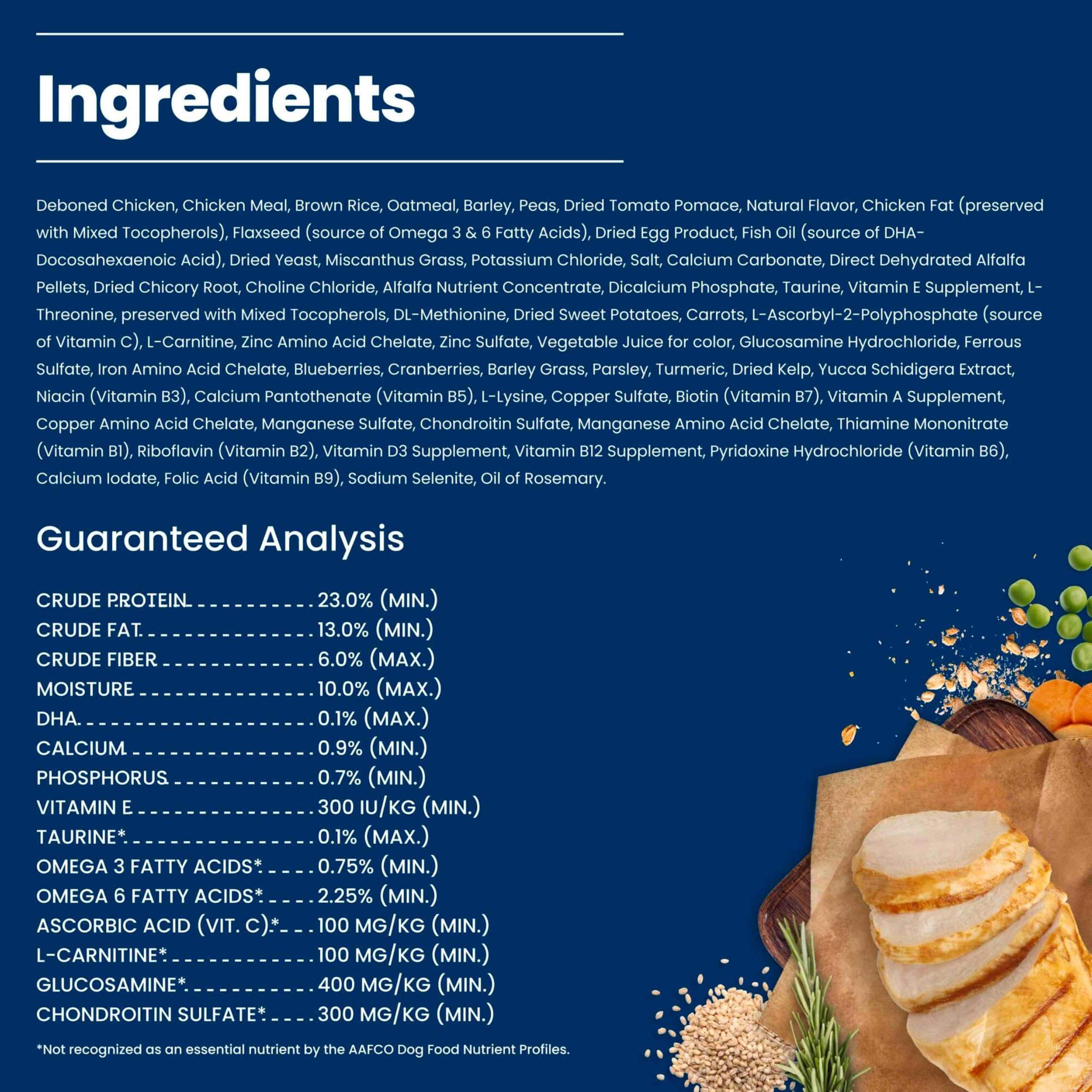 Blue Buffalo étiquette nutrition claire, informations fiables