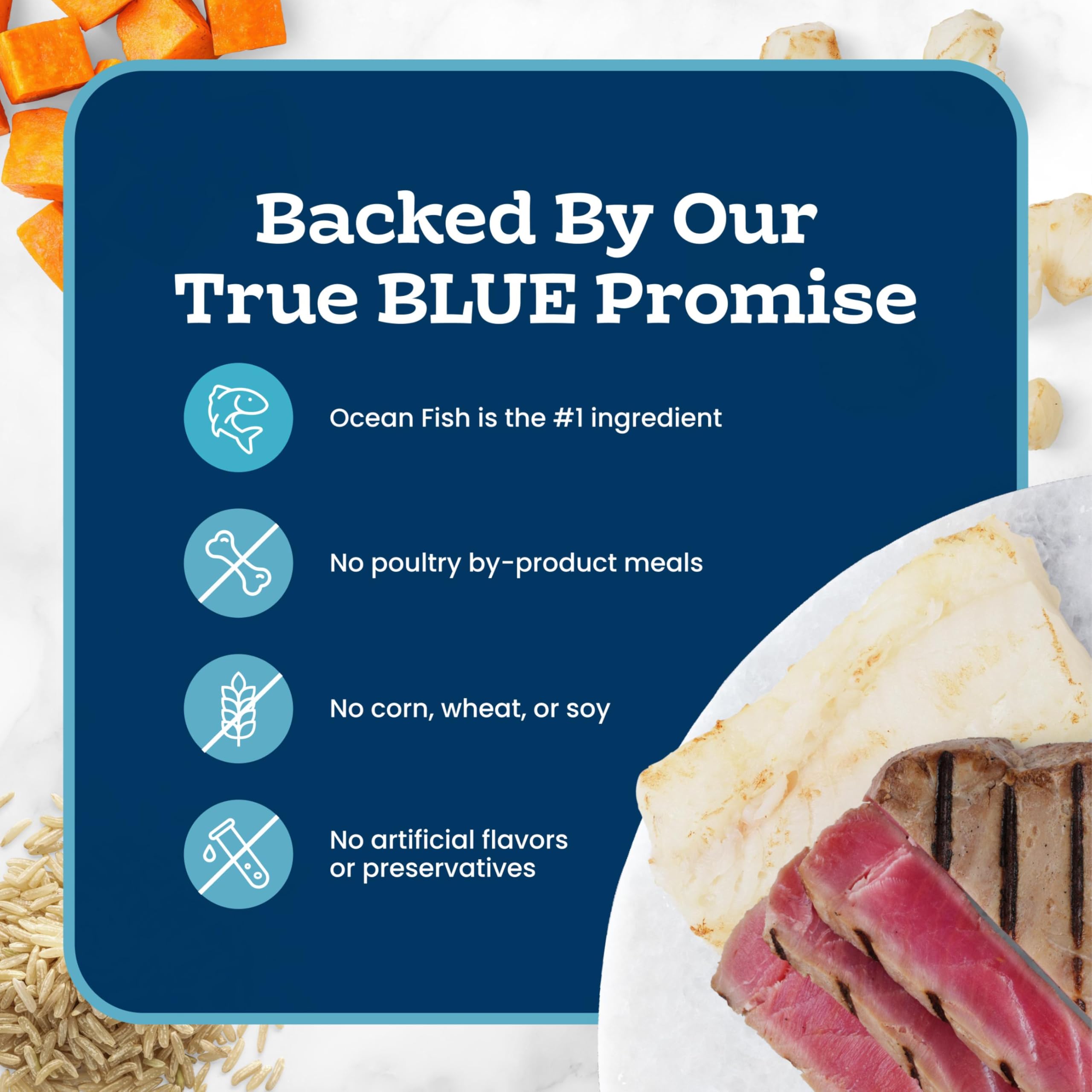 Blue Buffalo étiquette nutritionnelle lisible pour informations santé