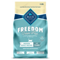 Blue Buffalo image du recto du paquet montrant la recette Whitefish et bénéfice nutritionnel