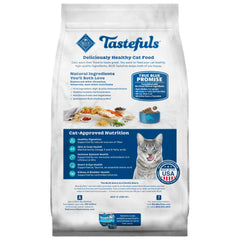 Blue Buffalo gros plan des croquettes mettant en avant texture et appétence pour le chat