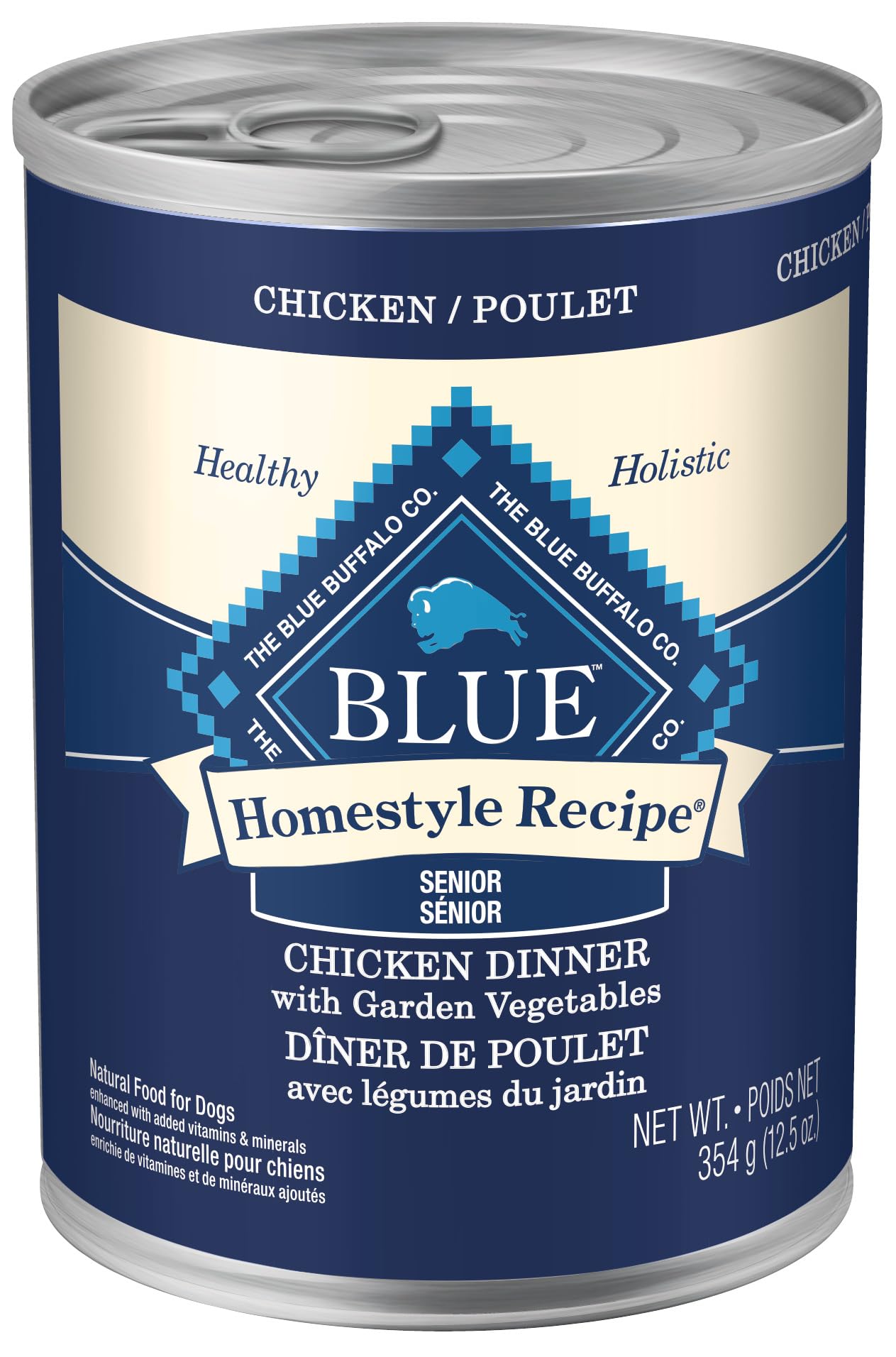 Blue Buffalo packaging face montrant lot de 12 boîtes et praticité