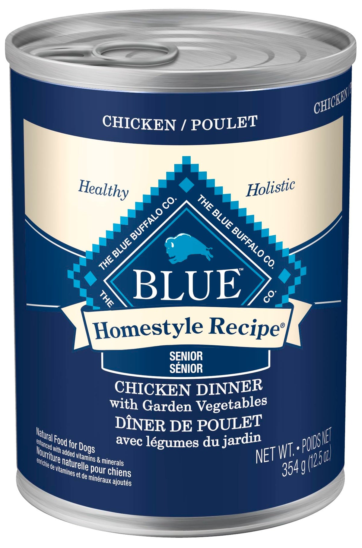 Blue Buffalo packaging face montrant lot de 12 boîtes et praticité