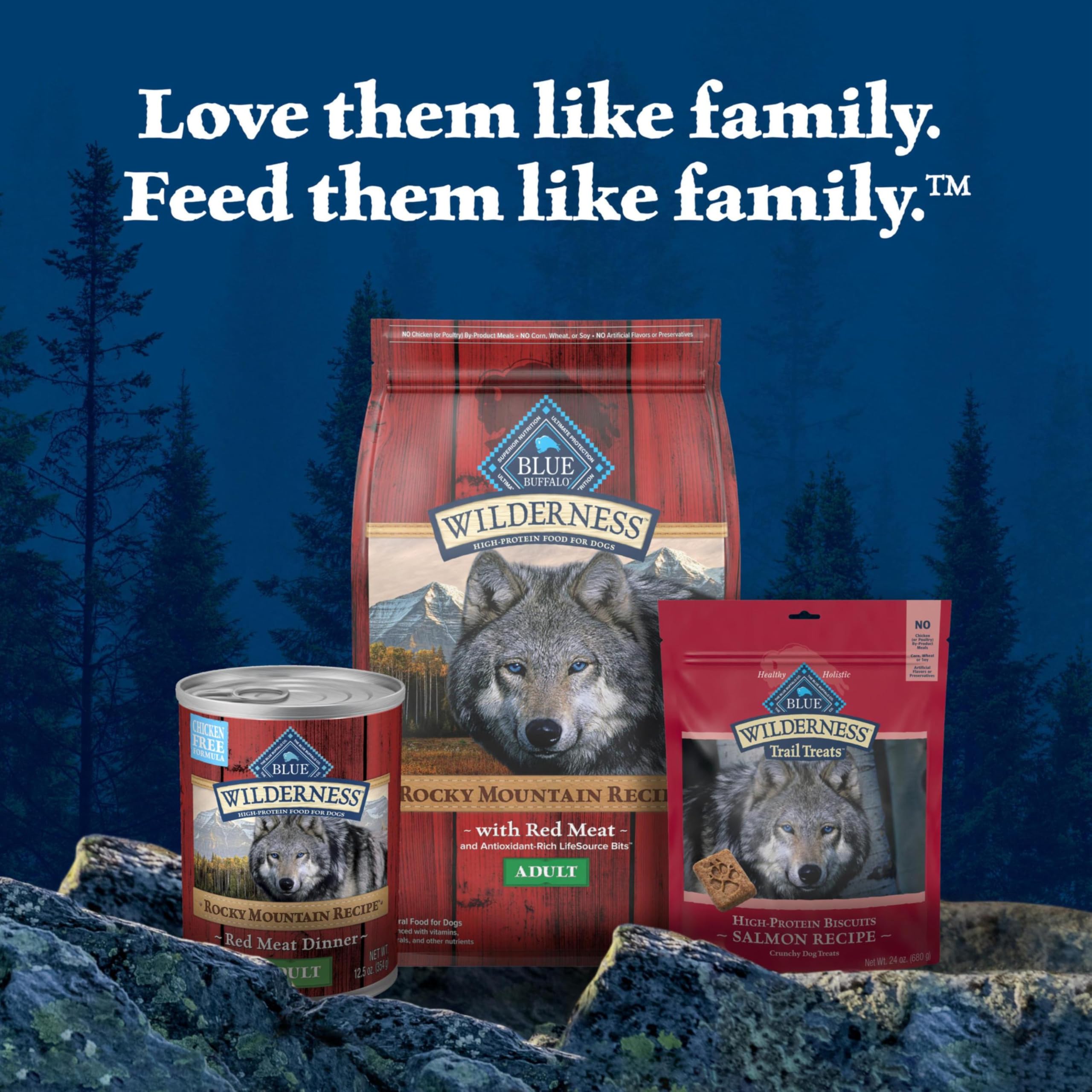 Blue Buffalo lot de 12 conserves prêt à stocker pour repas quotidiens pratiques