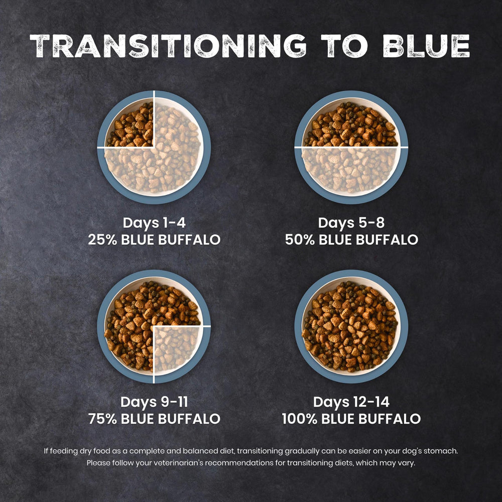 Blue Buffalo main ouvrant une boîte et servant, démontrant facilité d’utilisation
