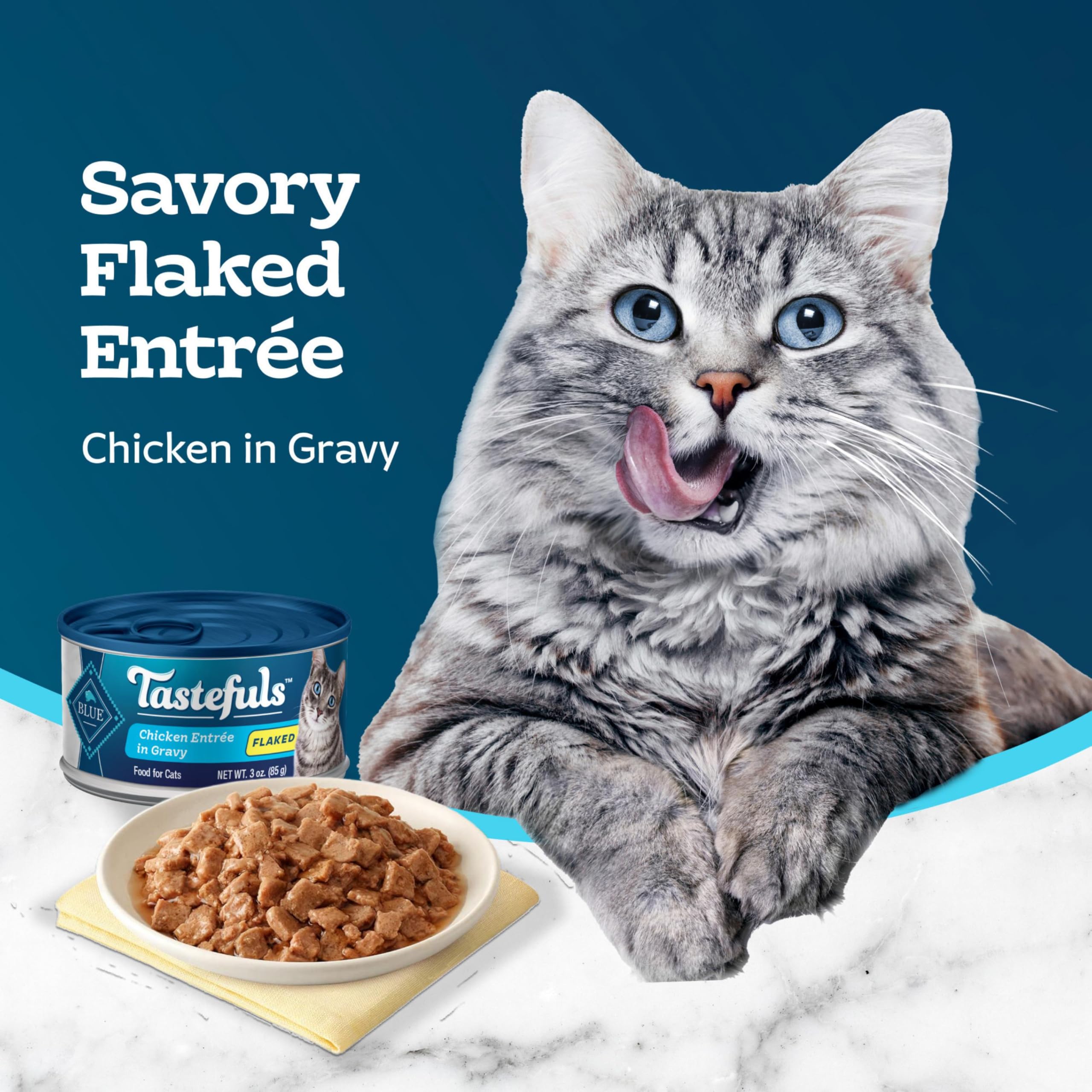 Blue Buffalo pack de 24 boîtes démontrant commodité pour plusieurs repas