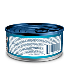 Blue Buffalo boîte ouverte révélant contenu appétent et hydratation