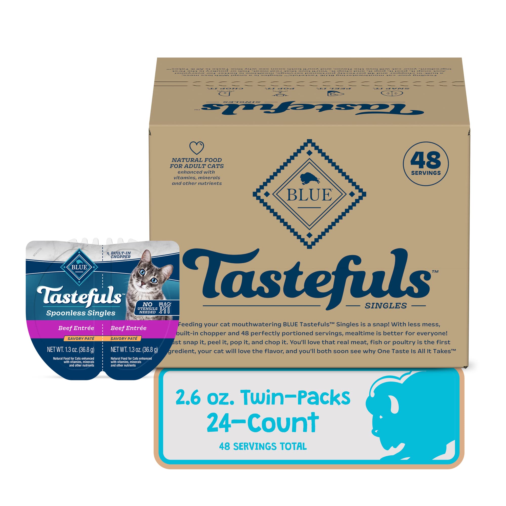 Blue Buffalo gros plan texture pâté soyeuse pour acceptation gustative