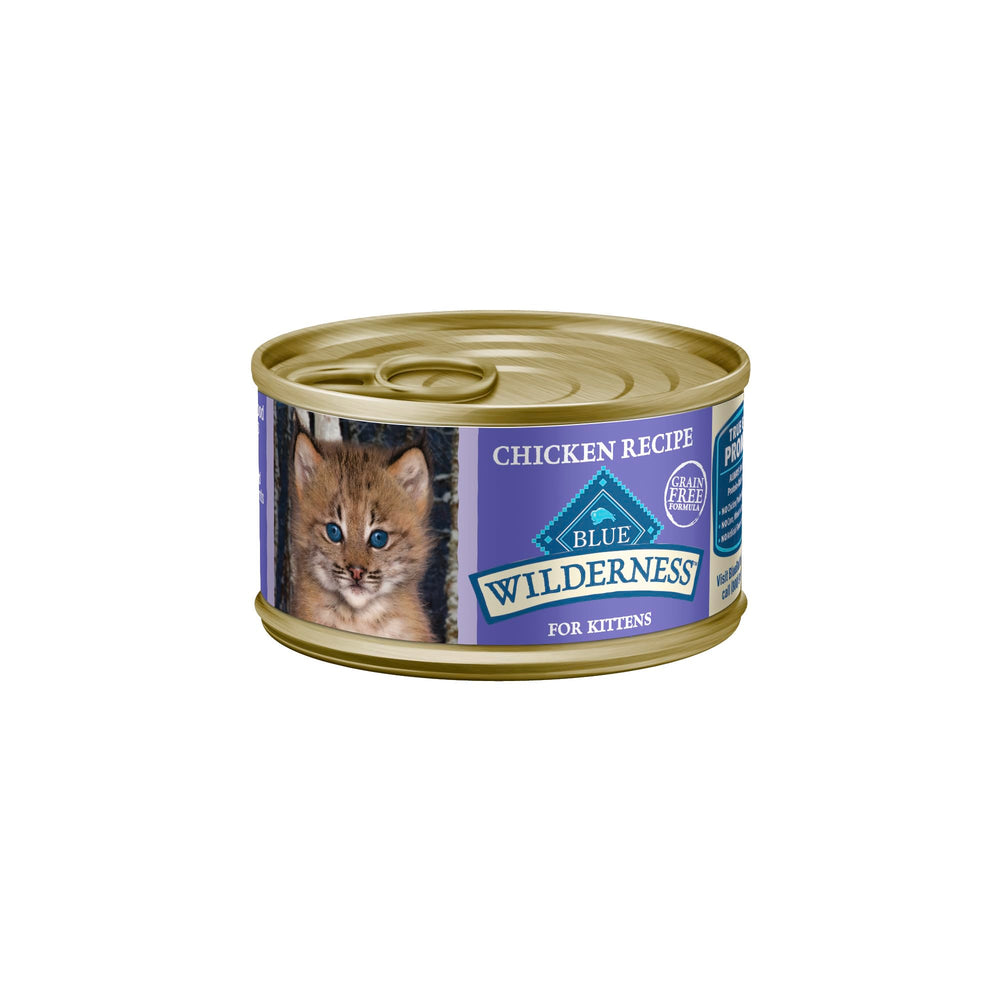 Blue Buffalo boîte avant vue produit, montre étiquette claire et bénéfices nutritionnels