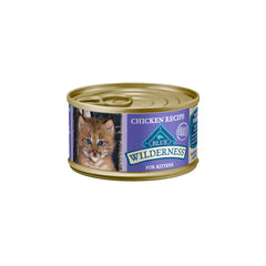 Blue Buffalo boîte avant vue produit, montre étiquette claire et bénéfices nutritionnels