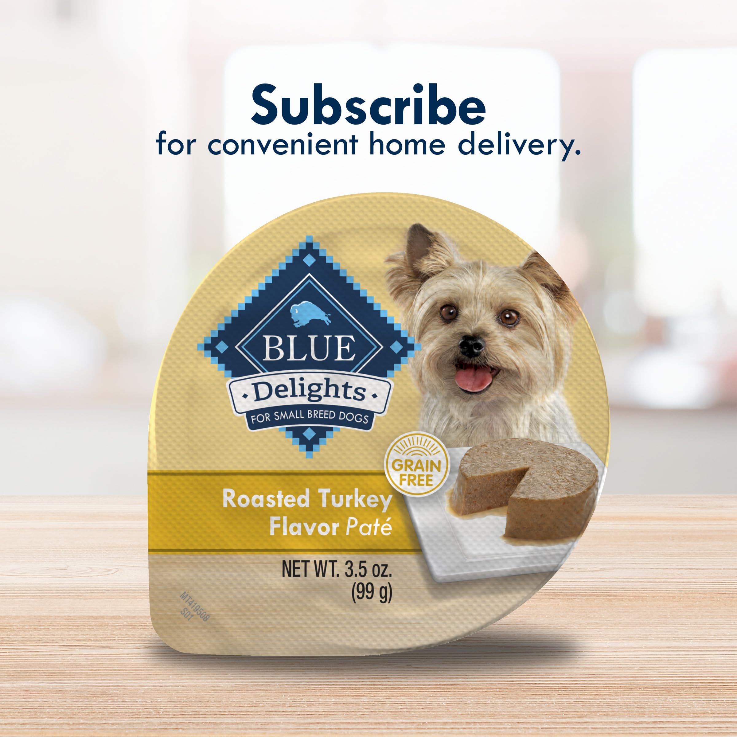 Blue Buffalo style de vie chien heureux après repas nutritif et savoureux