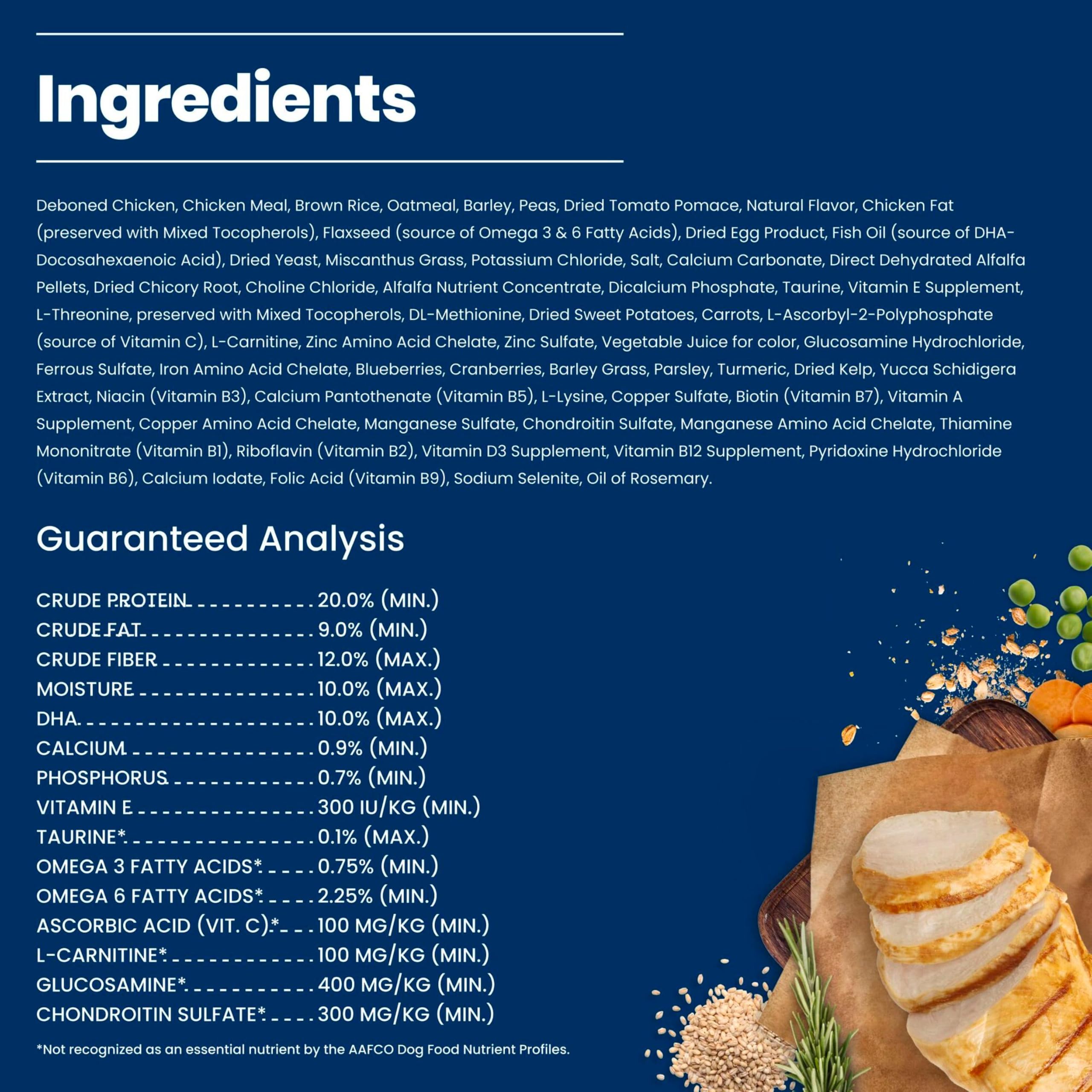 Blue Buffalo étiquette nutritionnelle pour infos ingrédients sûrs