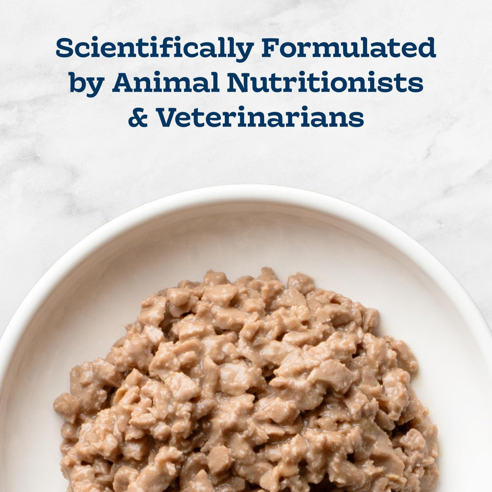 Blue Buffalo étiquette nutritionnelle soulignant formulation sans additifs