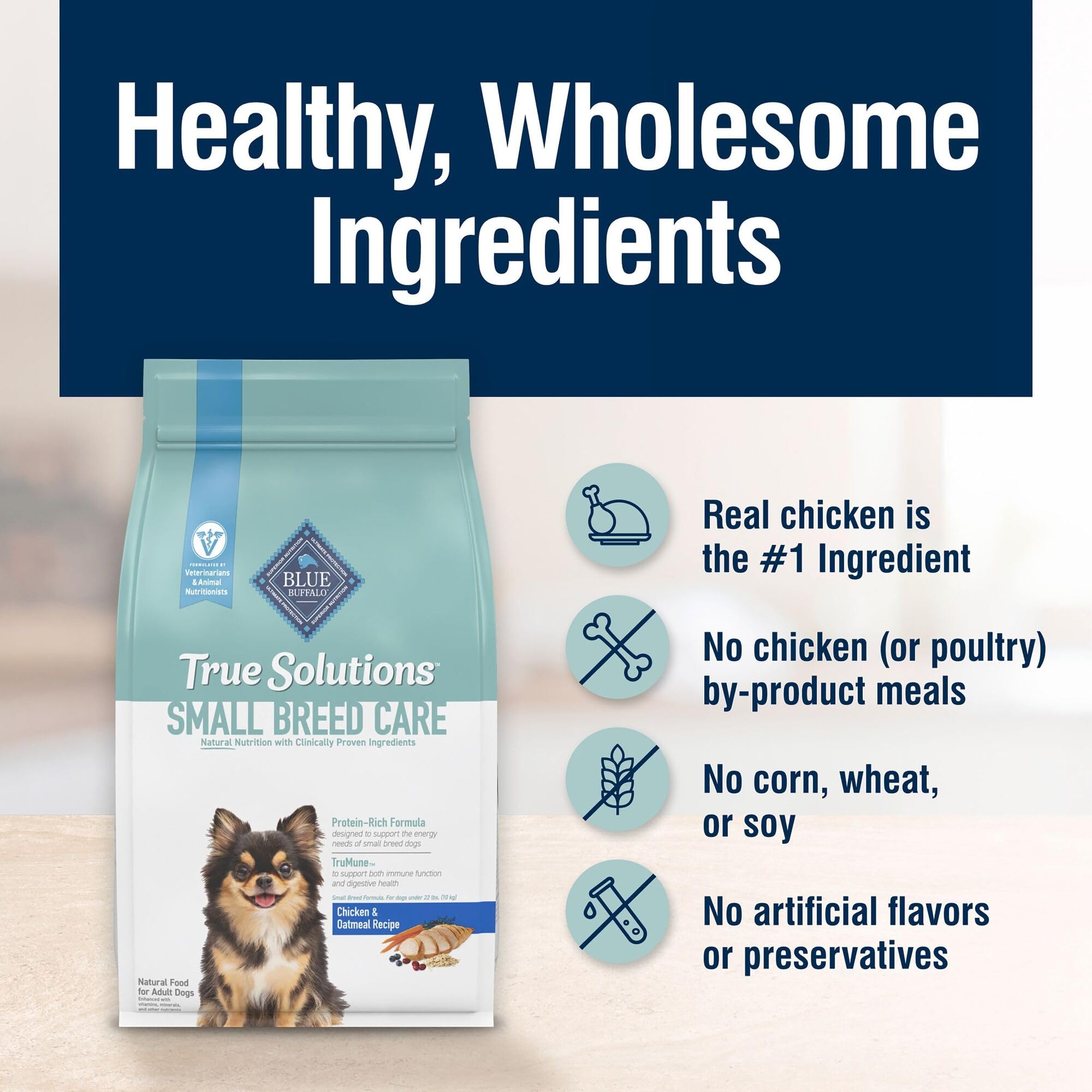 Blue Buffalo étiquette nutritionnelle détaillée pour informations claires