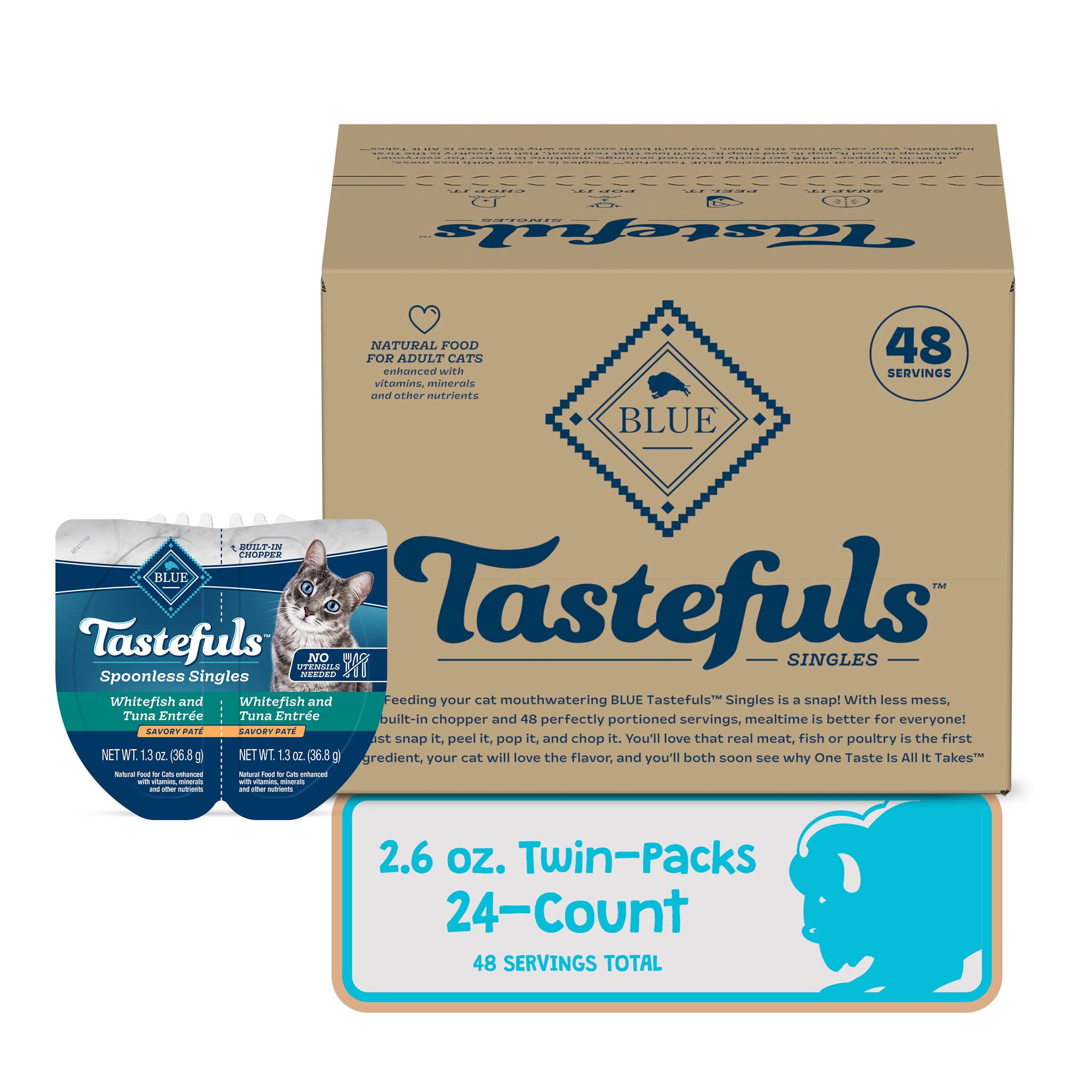 Blue Buffalo twin pack ouvert prêt à servir pour commodité immédiate