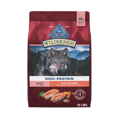 Blue Buffalo paquet face montrant l’étiquette et bénéfice nutritionnel