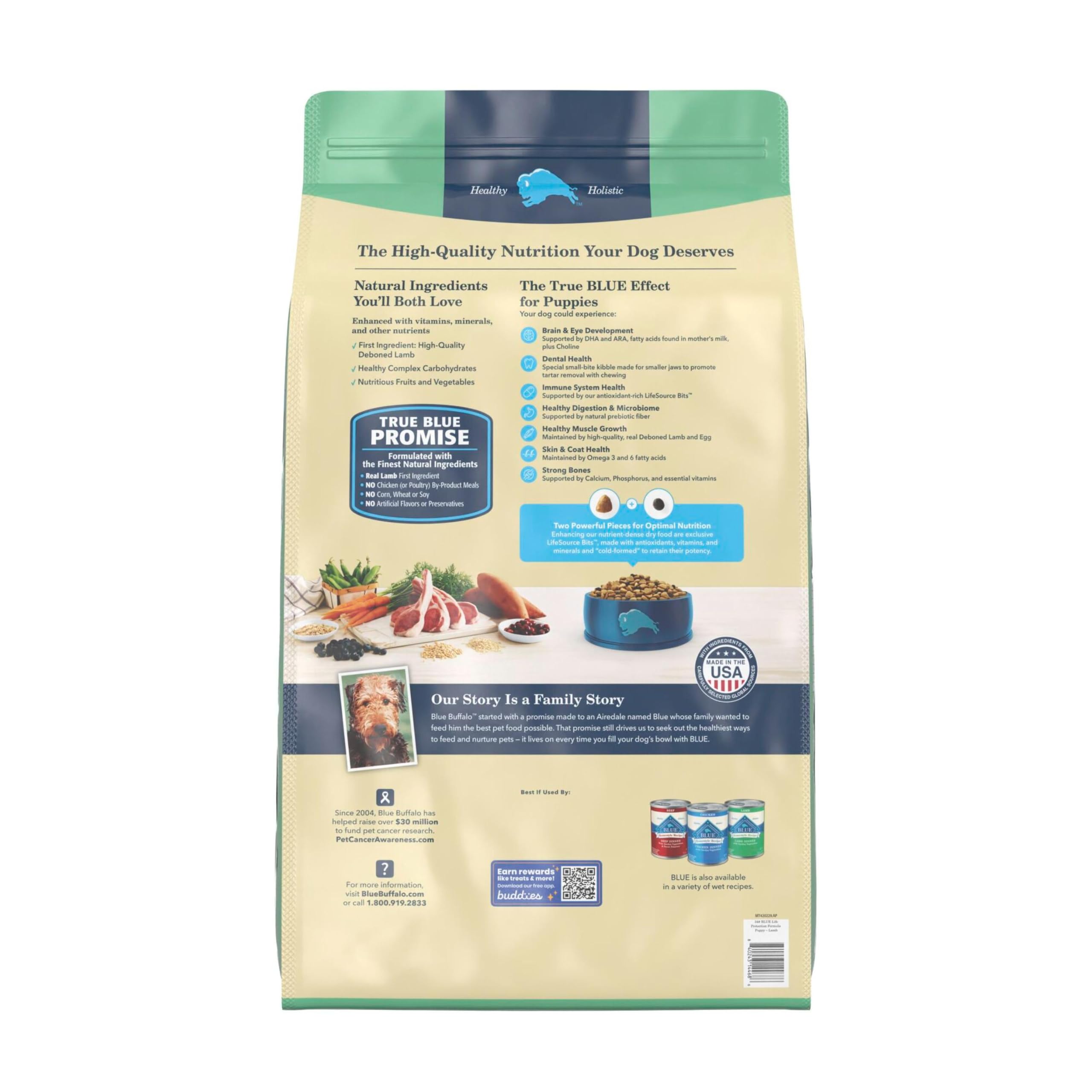 Blue Buffalo LifeSource Bits gros plan, antioxydants préservés