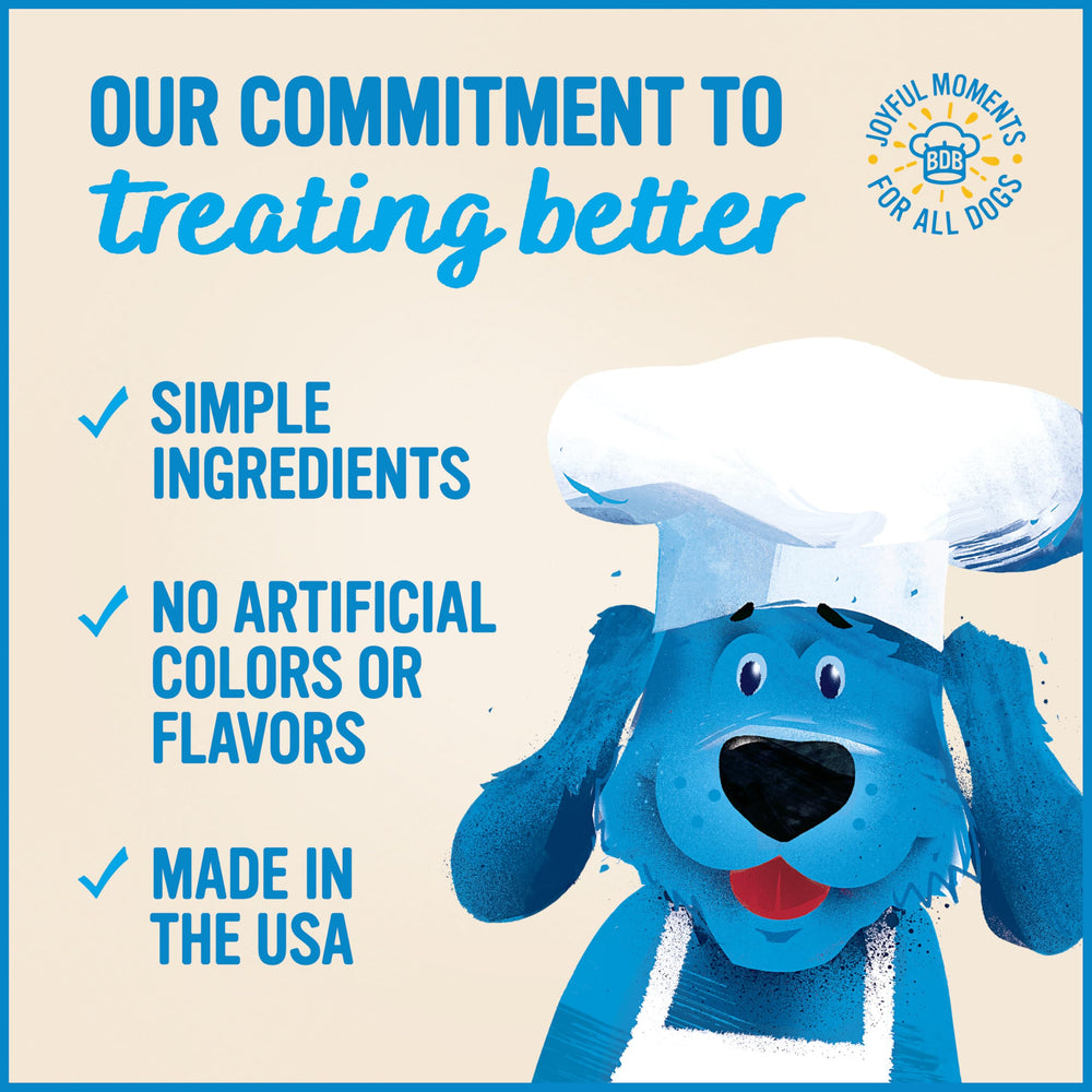 Blue Dog Bakery étiquette nutritionnelle claire pour choix informé du propriétaire